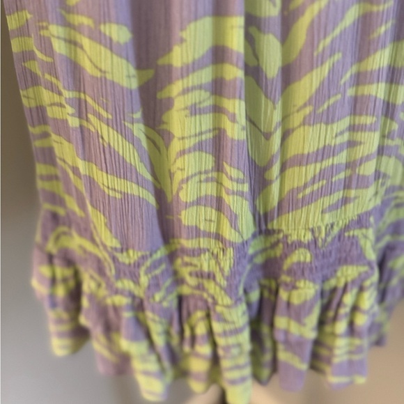 Fever gorgeous top in Liliac/mint green size M - Picture 3 of 10